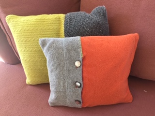 Wool Sweater Pillows