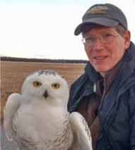 Scott Weidensaul with Owl