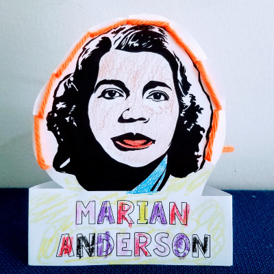 Photo of Marian Anderson yarn and color craft
