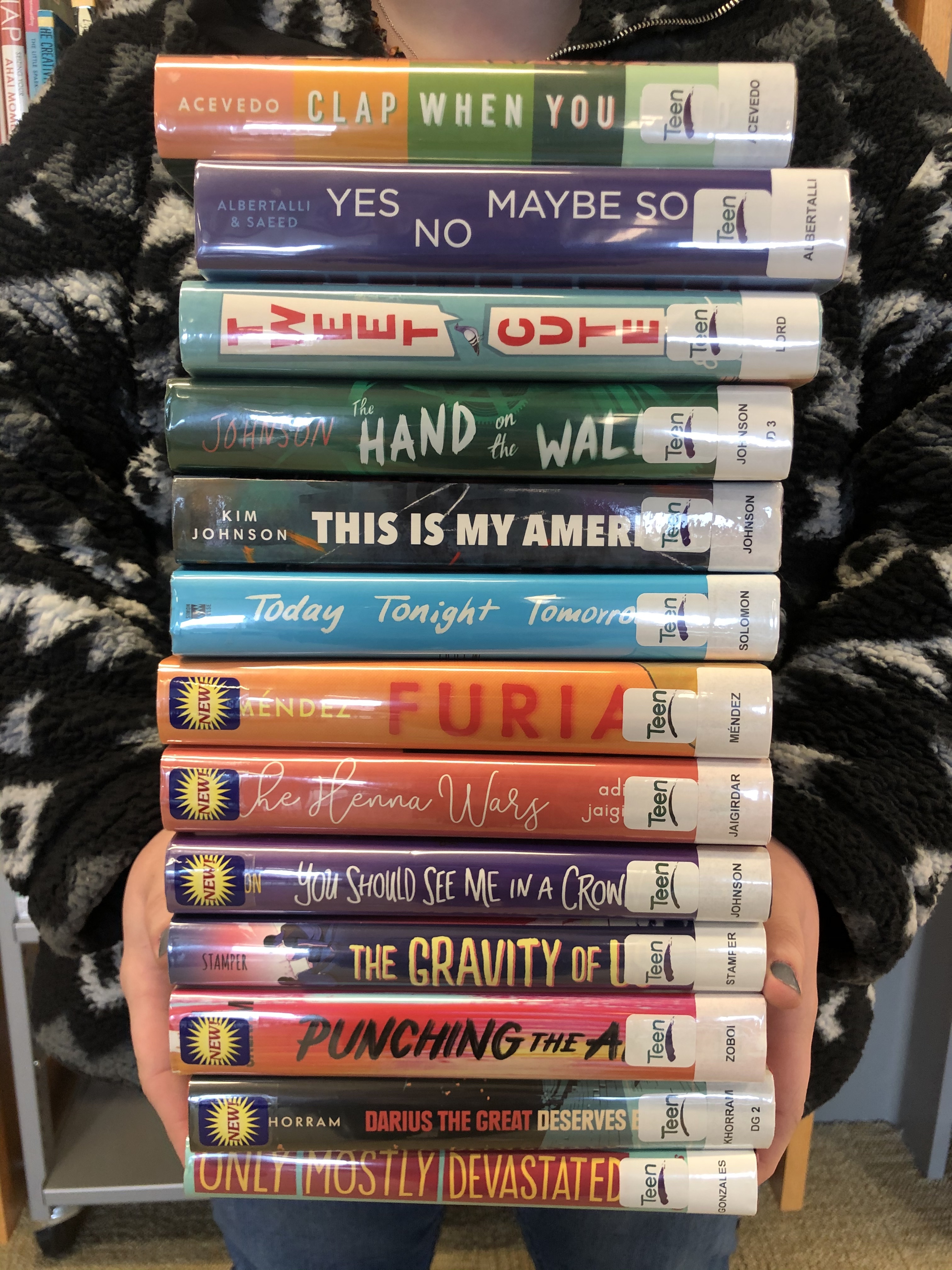 Stack of Teen Books