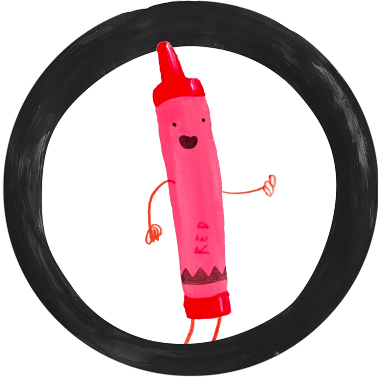 red crayon