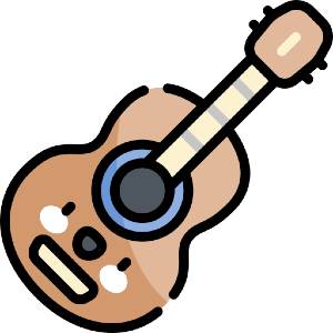 illustration of a guitar