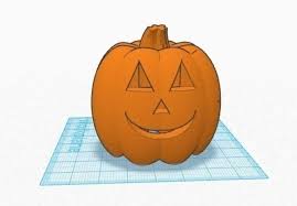 Image of a 3D Pumpkin
