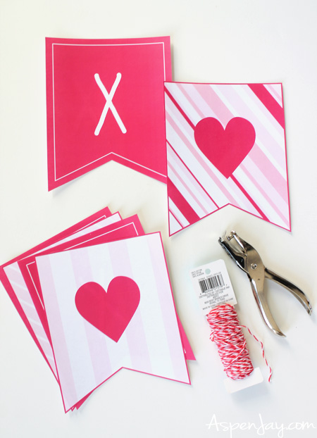 Image of Valentine's Day Banner Supplies