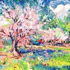 Dmitri Wave Wright - Cherry Tree Painting