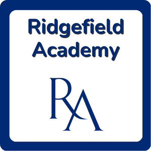 Ridgefield Academy Logo in blue