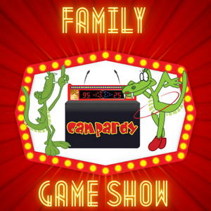 Family Game Show text with Campardy logo 