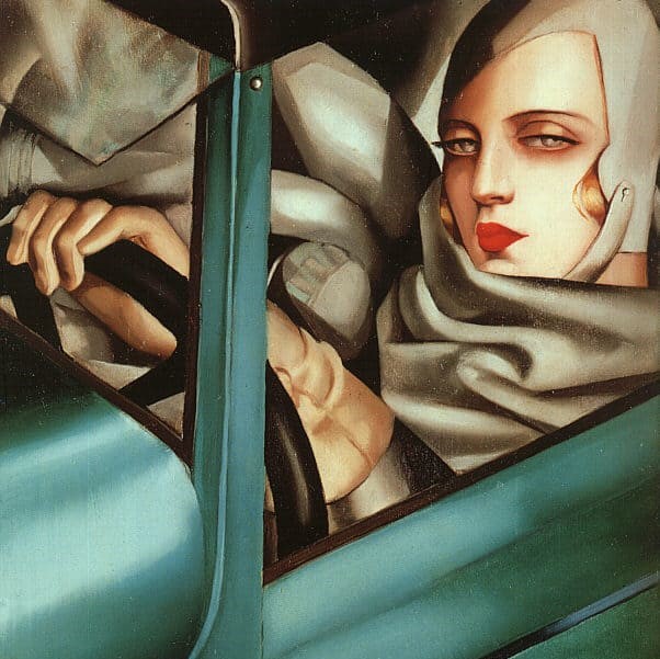 Tamara de Lempicka in Bugatti