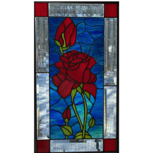 Rose Stained Glass by Chris Nichols