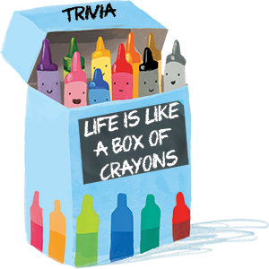 box of crayons