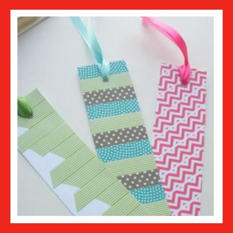 Washi Tape Bookmarks