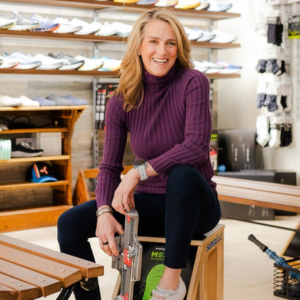 Megan Searfoss in her Store, Ridgefield Running Company
