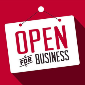 Open for Business Sign