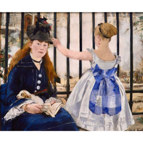 The Railway by Edouard Manet, 1872-3