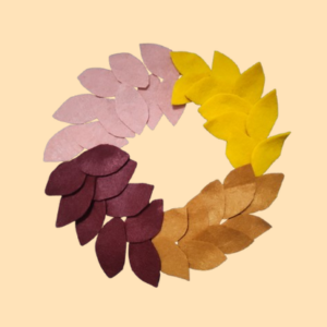 Ombre Leaf Wreath