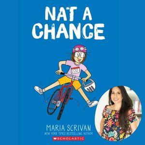 Cover of Nat A Chance with photo of author Maria Scrivan