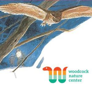 Page from book Owl Moon with WNC logo