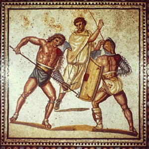 Mosaic of Gladiators