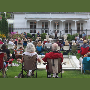 Audience Enjoying Poetry at Keeler Tavern