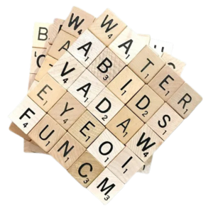 Scrabble Tile Coasters