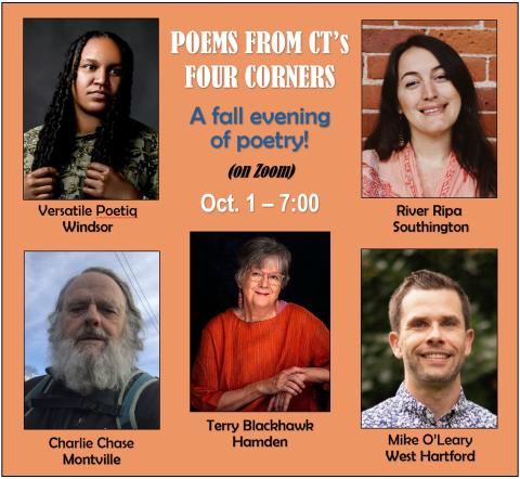 Five Poets' Headshots