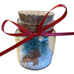 Snowy Scene Jar