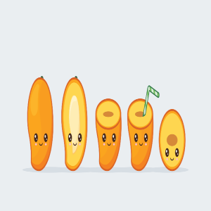 cartoon mangos