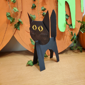 paper black cat