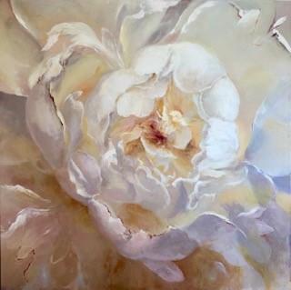 Painting of a peony