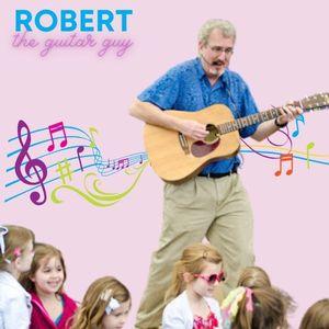 Photograph of Robert the Guitar Guy playing guitar