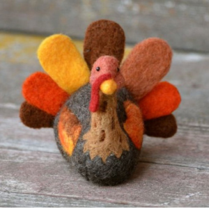 Needle Felted Turkey