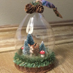 Woodland Cloche Ornament