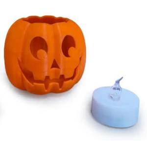 3D Printed Tealight Pumpkin