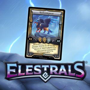 Elestrals card with logo