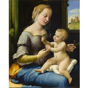 Madonna of the Pinks by Raphael