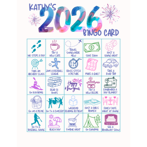 New Year's BINGO Card