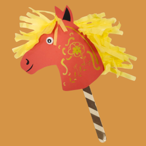 Hobby horse craft made of paper
