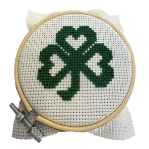 Cross Stitch Shamrock 