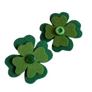 Felt Shamrock Pin